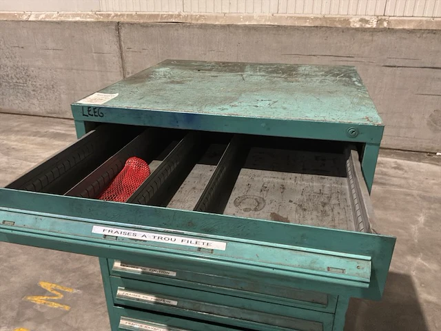 Lista industriële metalen ladekast - afbeelding 9 van  13