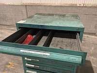 Lista industriële metalen ladekast - afbeelding 9 van  13