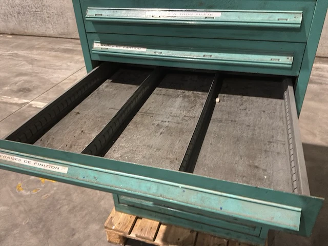 Lista industriële metalen ladekast - afbeelding 11 van  13