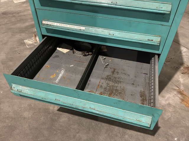 Lista industriële metalen ladekast - afbeelding 2 van  12