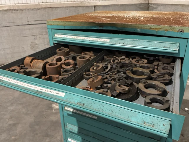Lista industriële metalen ladekast - afbeelding 9 van  12