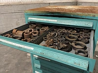 Lista industriële metalen ladekast - afbeelding 9 van  12