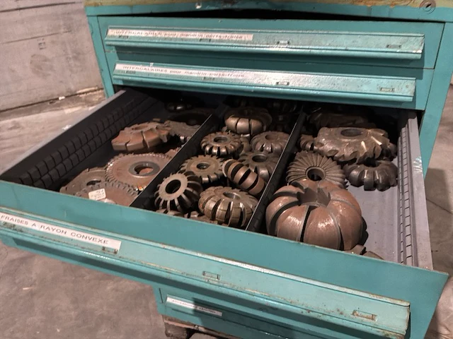 Lista industriële metalen ladekast - afbeelding 10 van  12