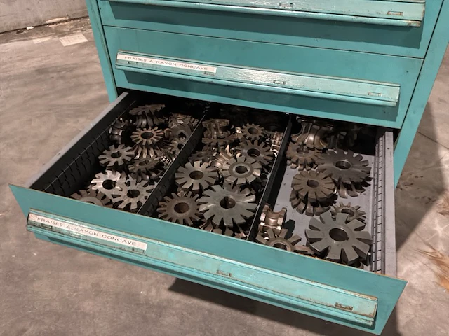 Lista industriële metalen ladekast - afbeelding 12 van  12