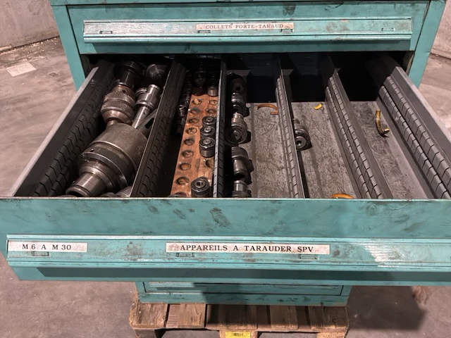 Lista industriële metalen ladekast - afbeelding 7 van  10