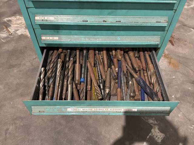 Lista industriële metalen ladekast - afbeelding 3 van  12