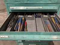 Lista industriële metalen ladekast - afbeelding 9 van  12