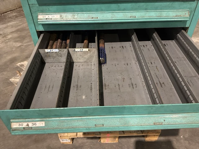 Lista industriële metalen ladekast - afbeelding 10 van  12