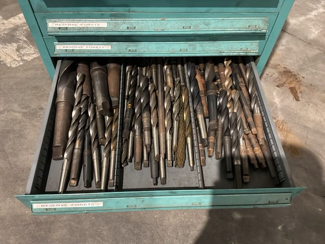 Lista industriële metalen ladekast - afbeelding 3 van  12