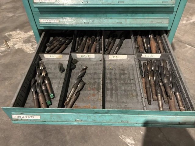 Lista industriële metalen ladekast - afbeelding 2 van  14