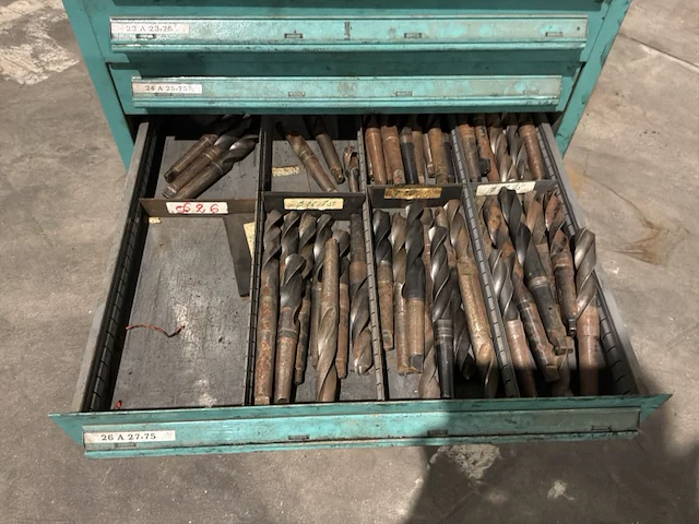 Lista industriële metalen ladekast - afbeelding 5 van  14
