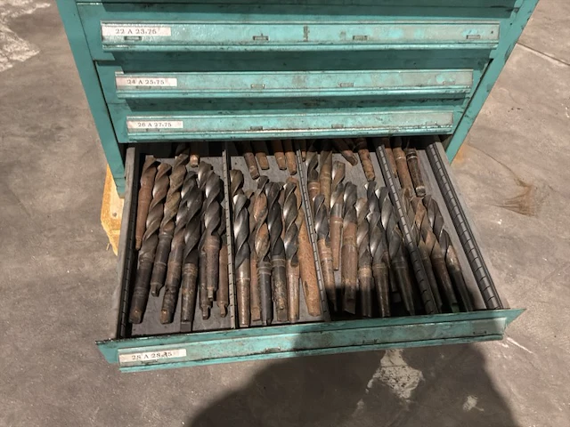 Lista industriële metalen ladekast - afbeelding 6 van  14