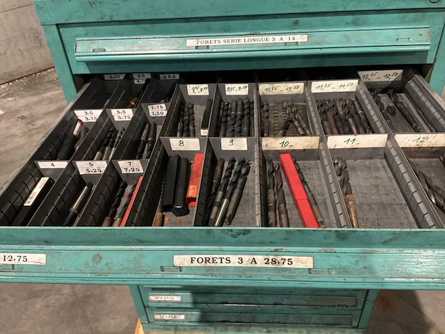 Lista industriële metalen ladekast - afbeelding 11 van  14