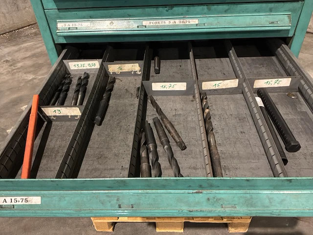 Lista industriële metalen ladekast - afbeelding 12 van  14
