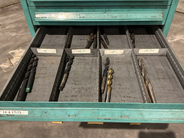 Lista industriële metalen ladekast - afbeelding 13 van  14