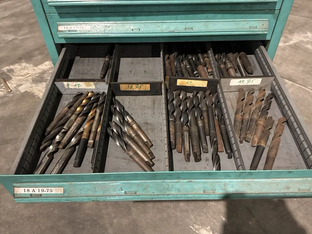Lista industriële metalen ladekast - afbeelding 14 van  14