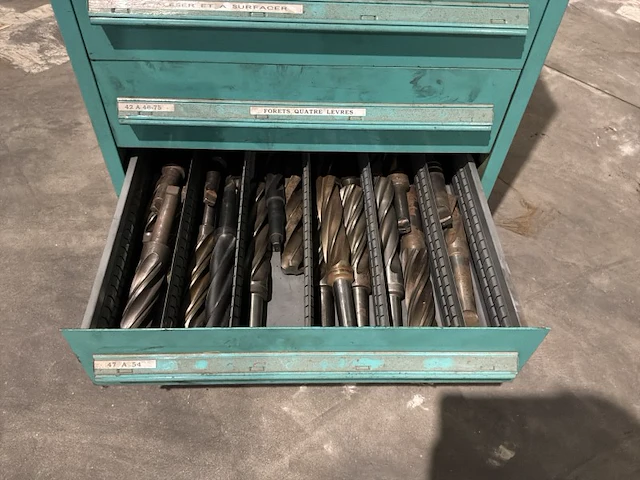 Lista industriële metalen ladekast - afbeelding 2 van  10