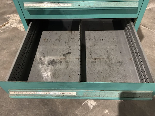 Lista industriële metalen ladekast - afbeelding 9 van  10