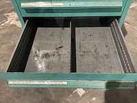 Lista industriële metalen ladekast - afbeelding 9 van  10