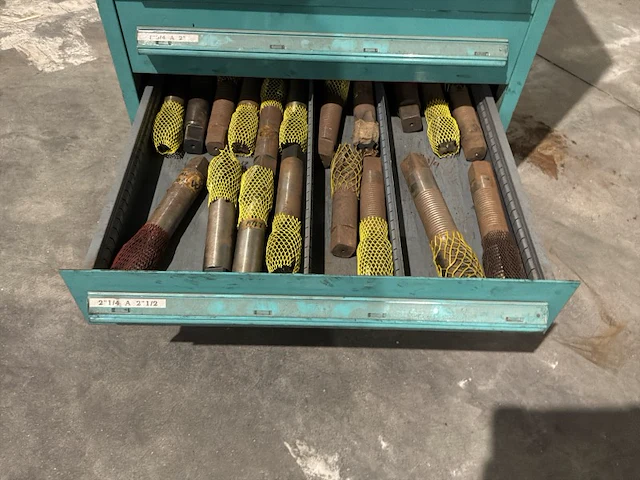 Lista industriële metalen ladekast - afbeelding 4 van  12