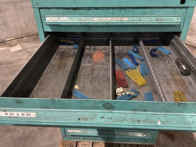 Lista industriële metalen ladekast - afbeelding 9 van  12