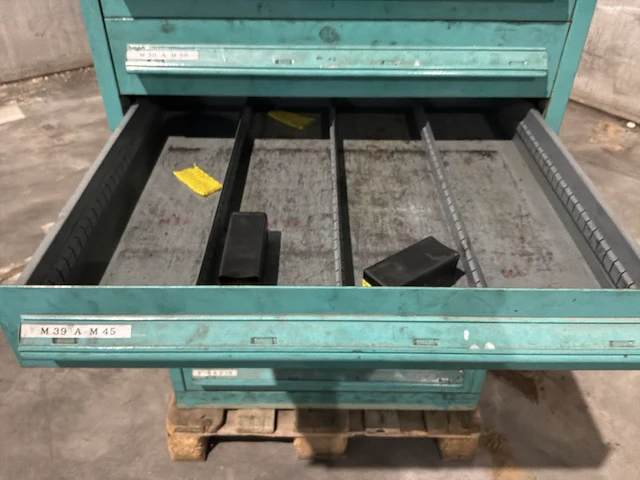 Lista industriële metalen ladekast - afbeelding 10 van  12
