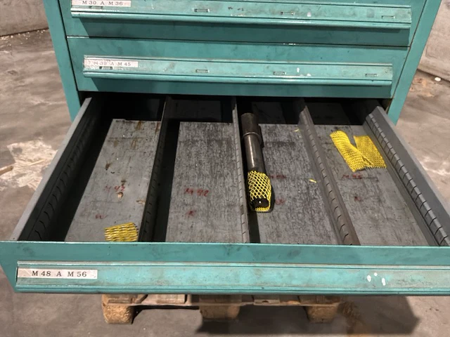 Lista industriële metalen ladekast - afbeelding 11 van  12