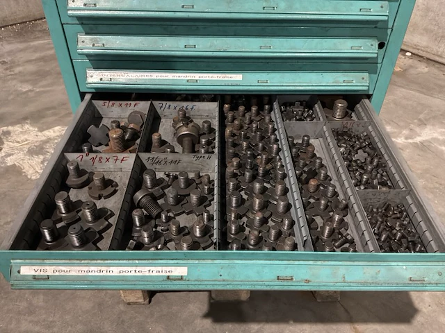 Lista industriële metalen ladekast - afbeelding 2 van  14