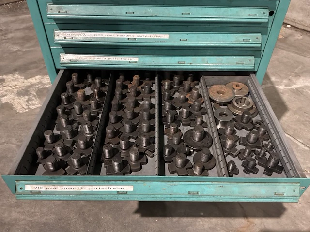 Lista industriële metalen ladekast - afbeelding 3 van  14