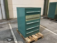 Lista industriële metalen ladekast - afbeelding 2 van  9