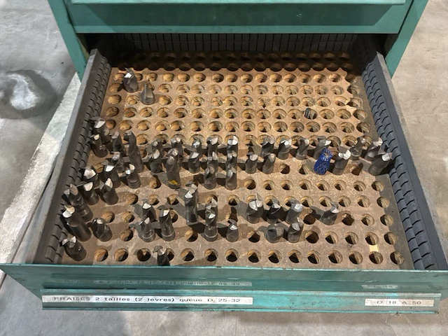 Lista industriële metalen ladekast - afbeelding 8 van  9
