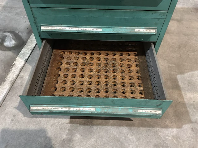 Lista industriële metalen ladekast - afbeelding 9 van  9