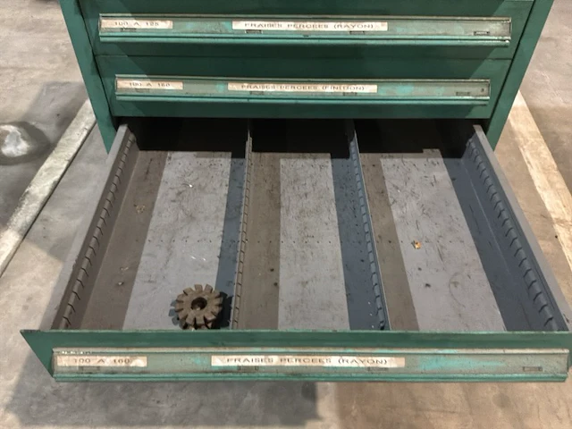 Lista industriële metalen ladekast - afbeelding 3 van  14