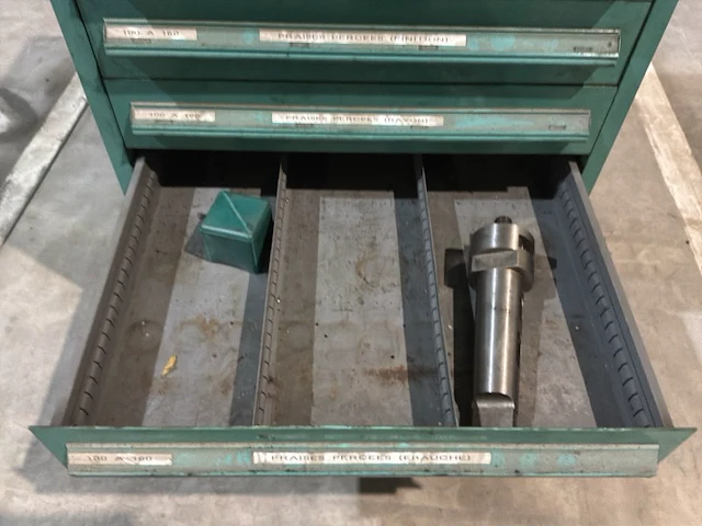 Lista industriële metalen ladekast - afbeelding 4 van  14