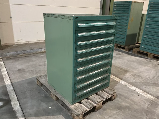 Lista industriële metalen ladekast - afbeelding 7 van  14