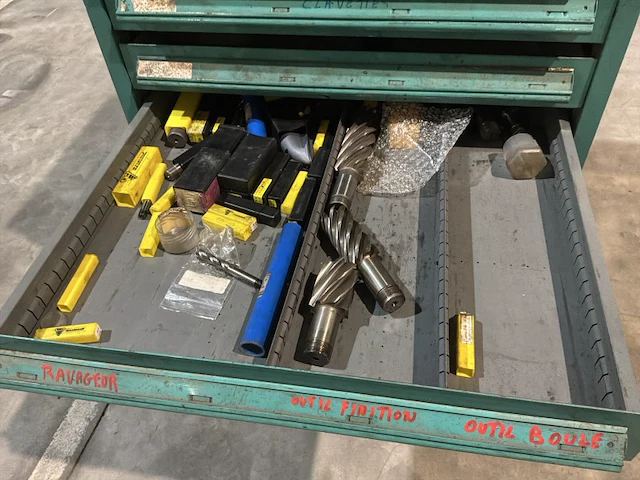 Lista industriële metalen ladekast - afbeelding 2 van  14