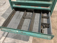 Lista industriële metalen ladekast - afbeelding 3 van  14