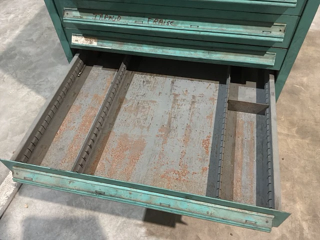 Lista industriële metalen ladekast - afbeelding 5 van  14