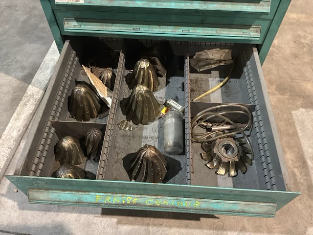 Lista industriële metalen ladekast - afbeelding 6 van  14