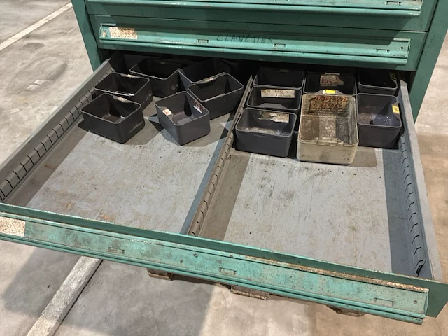 Lista industriële metalen ladekast - afbeelding 14 van  14