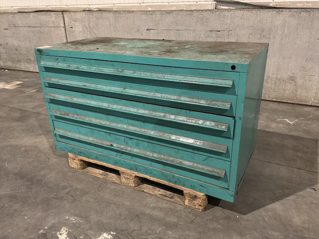 Lista industriële metalen ladekast - afbeelding 1 van  8
