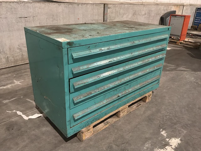 Lista industriële metalen ladekast - afbeelding 2 van  8