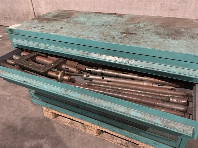 Lista industriële metalen ladekast - afbeelding 6 van  8