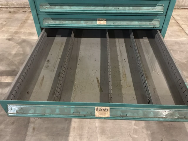 Lista industriële metalen ladekast - afbeelding 2 van  16