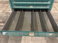 Lista industriële metalen ladekast - afbeelding 2 van  16
