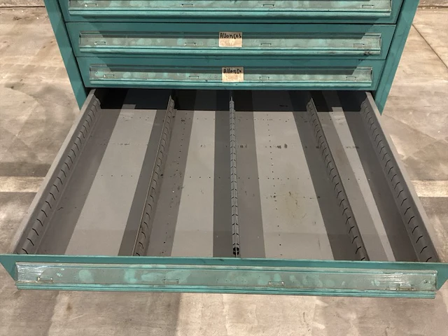 Lista industriële metalen ladekast - afbeelding 3 van  16