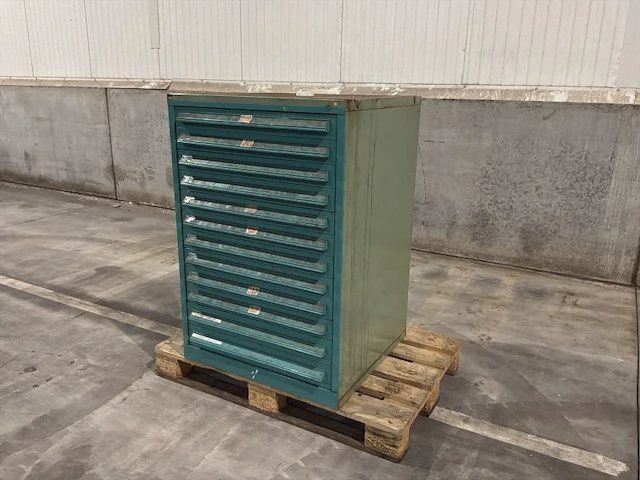 Lista industriële metalen ladekast - afbeelding 1 van  16