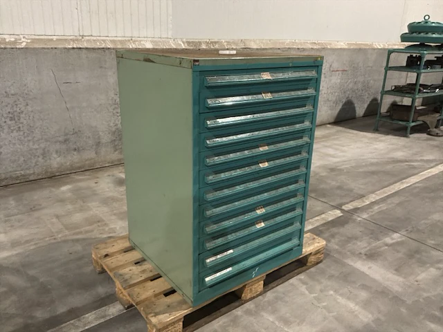 Lista industriële metalen ladekast - afbeelding 9 van  16