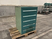 Lista industriële metalen ladekast - afbeelding 2 van  9