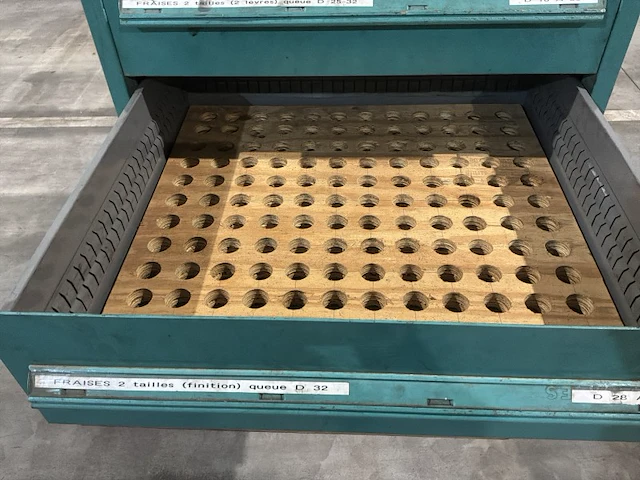 Lista industriële metalen ladekast - afbeelding 6 van  9